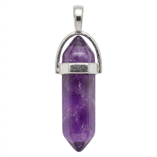 Amethyst Anhänger Doppelspitze