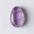 Amethyst Trommelstein gebohrt