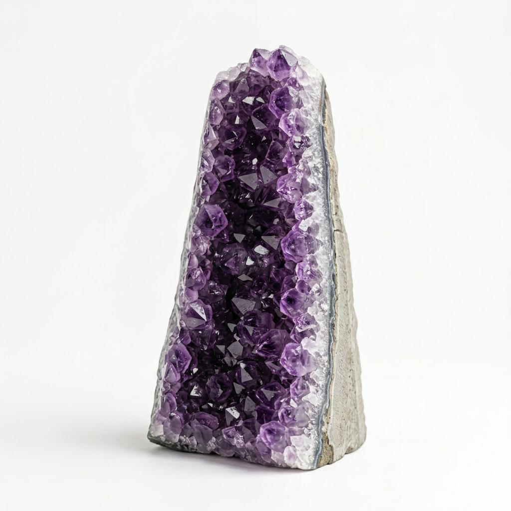 Amethyststufe mit Standfläche, A, 400-600g, Uruguay