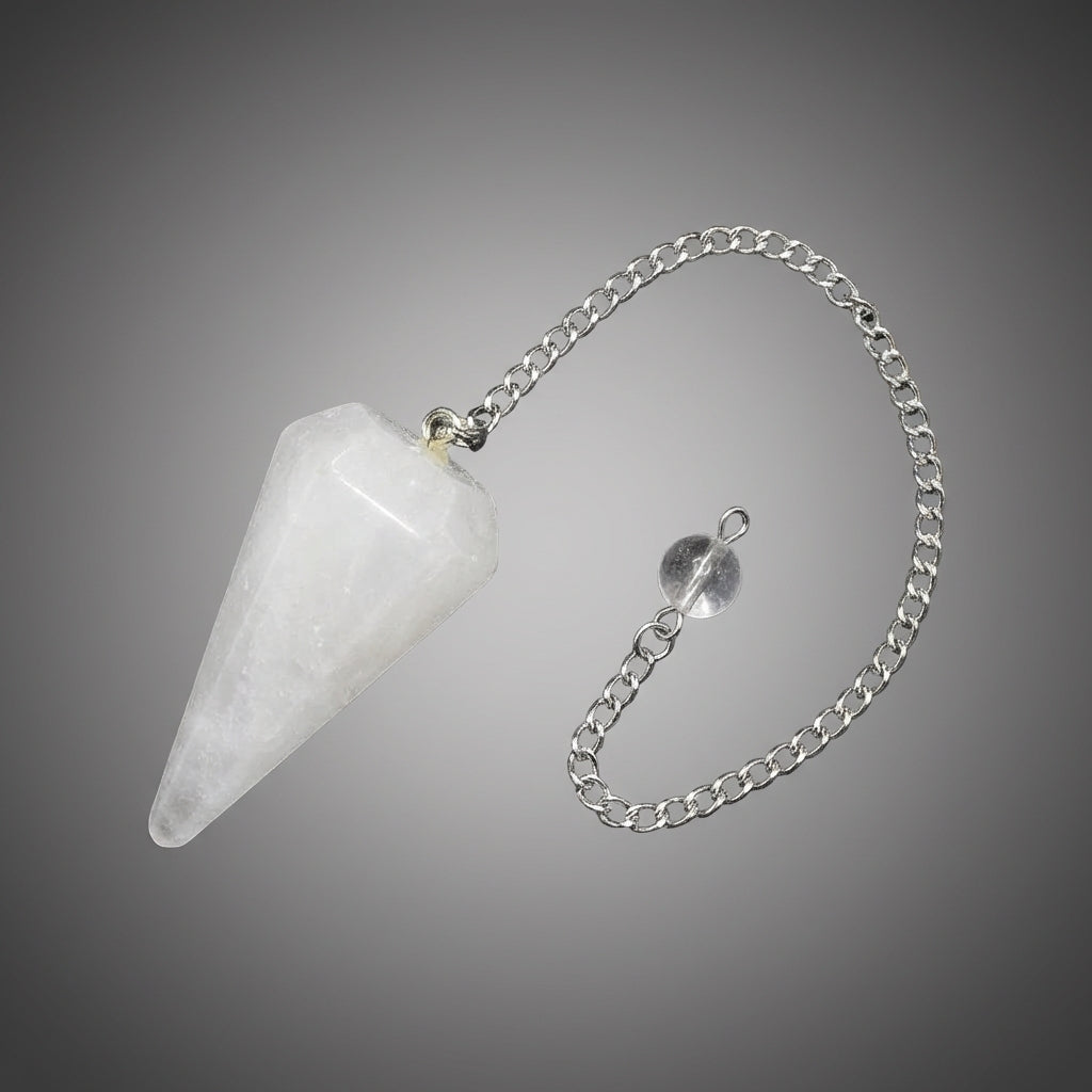 Bergkristallpendel spitz