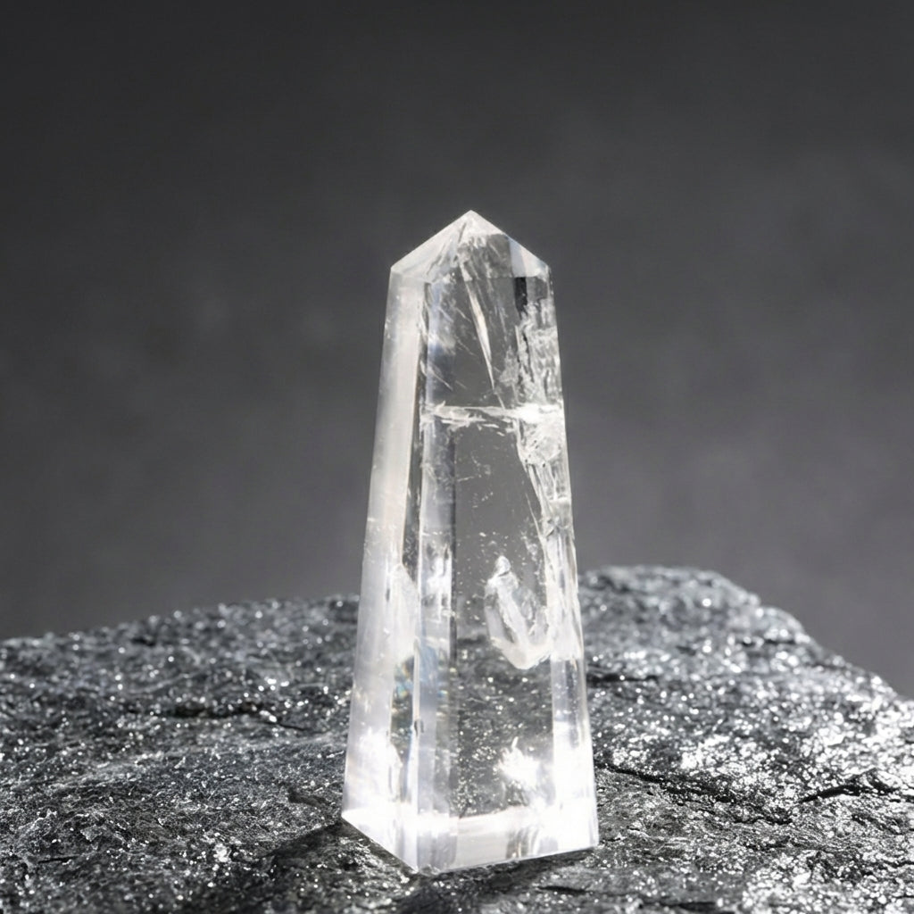 Bergkristall-Obelisk 60-70gr.