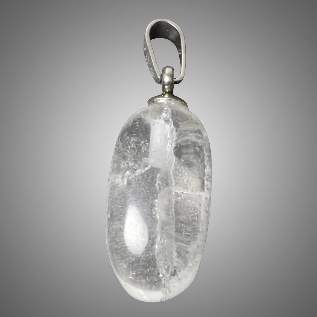 Bergkristallanhänger mit Öse