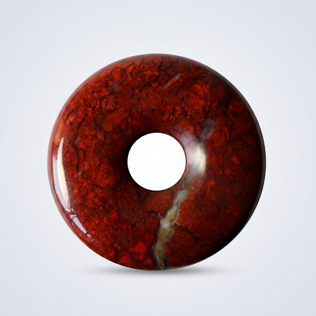 Roter Breckzienjaspis Donut