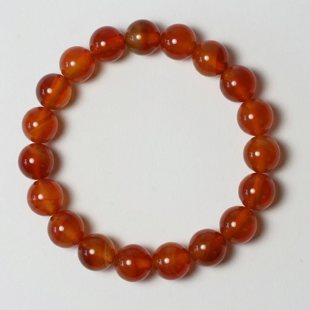 Carneol (roter Chalcedon) Armband 10mm