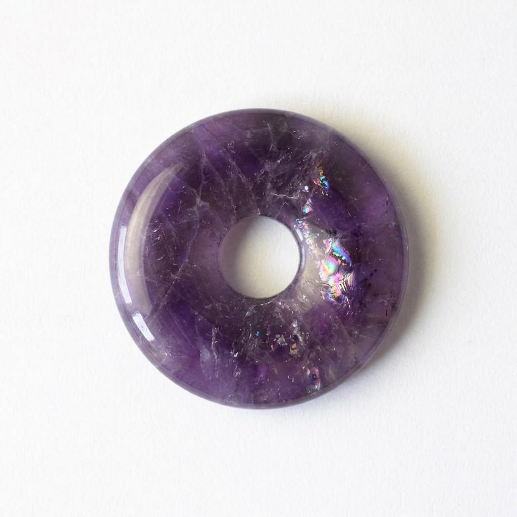 3er Amethyst Donut 30mm