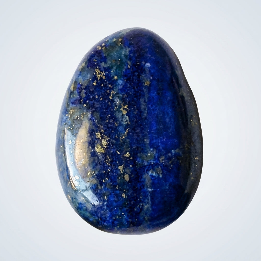 Lapis Lazuli Trommelstein Anhänger gebohrt